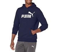 PUMA Essentials Logo Fleece Hoodie (Available in Big & Tall) Felpa con Cappuccio, Peaccoat, M Uomo