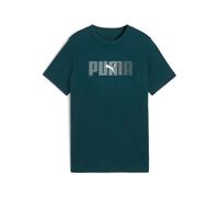 Puma Essentials Logo Lab Tee Jr t shirt maglia a manica corta bambini green