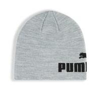 PUMA Essentials Mid Crown Cuffless Beanie, Accessori, Light Grigio Heather/Nero, OSFA OSFA