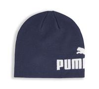 PUMA Essentials Mid Crown Cuffless Beanie, Accessori, Navy/Bianco, OSFA OSFA