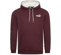 Puma Essentials + Nastro Uomo Tempo Libero Felpa con Cappuccio Rosso Nuovo