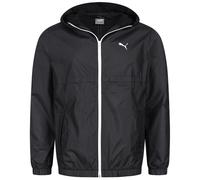 Puma Essenziali Giacca Impermeabile Da Uomo Windbreaker Nera Nuova