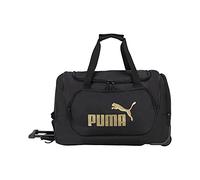 Puma Evercat 22 'Wanderer Rolling Duffel Bag, nero/oro, Taglia unica, Evercat Wanderer - Borsone da viaggio, 56 cm