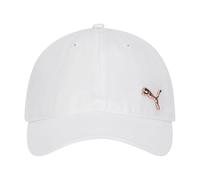 PUMA Evercat Opal-Berretto Regolabile Cappellino da Baseball, Bianco/Oro, Taglia Unica Donna