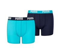 Boxer Puma Basic blu bambini (2 unità) - 134-140