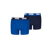 PUMA Everyday Basic Boxers 2P, Biancheria Intima, Bambini e Ragazzi, Navy/Blue - New, 170-176