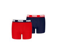 PUMA Everyday Basic Boxers 2P, Biancheria Intima, Bambini e Ragazzi, Red/Blue - New, 122-128