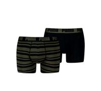 PUMA Everyday Heritage Stripe Boxer 2 Einheiten M, Forest Night Tonal, M