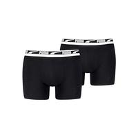 PUMA Everyday Multi Logo Boxers 2p, Biancheria Intima Uomo, Black/Black - New, S