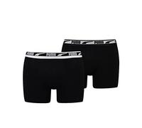 PUMA Everyday Multi Logo Boxers 2p, Biancheria Intima Uomo, Nero, XL