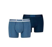 PUMA Everyday Placed Logo Boxers 2p, Biancheria Intima Uomo, Denim - New, XL