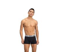 PUMA EVERYDAY PLACED LOGO BOXERS 2P, Biancheria Intima, Uomo, Black, L