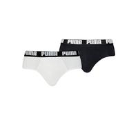 Slip PUMA da uomo in confezione doppia, Nero/Bianco/Altro M