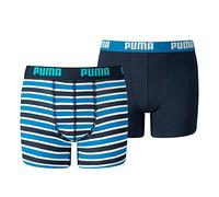 PUMA Boxer, Biancheria Intima Unisex - Bambini e ragazzi, Blu White, 134-140
