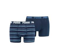Puma Everyday Striped Boxers 2p Biancheria Intima Uomo (Pacco da 2)