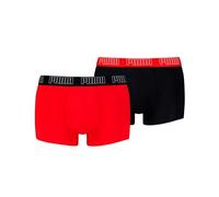 PUMA Everyday Trunks 2P, Biancheria Intima, Uomo, Red/Black - New, S