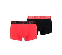PUMA EVERYDAY TRUNKS 2P, Biancheria intima Uomo, Red/Black, S