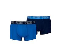 PUMA Boxer Trunk Boxershorts Men Herren Everyday Unterhose Pant Unterwäsche 2er Pack, Farbe:003 - True Blue, Bekleidungsgröße:M