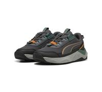 Puma Evolve 2.0 Trail Lo JR Sneaker, Moody Gray-Bright Papaya Black, 4 UK