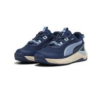 Puma Evolve 2.0 Trail Puretex Lo Jr Sneaker, Blu Persiano, Blu Zen, Argento, 37.5 EU
