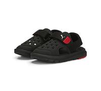 PUMA Evolve Sandal AC Inf, Slide Unisex-Bimbi 0-24, Black White for all Time Red, 23 EU