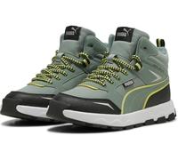 PUMA Evolve Trail JR, Scarpe da Ginnastica, Green Moon-Lemon Sherbert Black, 37 EU