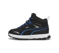 PUMA Evolve Trail Sneakers Kids, Scarpe, Nero/Hyperlink Blu, 34.5 34.5
