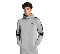 PUMA Evostripe Core Fz Ho - Felpa da uomo, Uomo, felpa, 585812-03, Grigio medio mélange, L