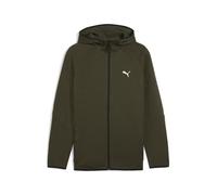 PUMA Felpa con cappuccio Evostripe da uomo,, Dark Olive, S S