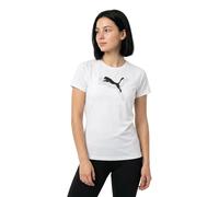 Puma Evostripe Graphic Relaxed Fit Short Sleeve T-shirt Bianco S Donna