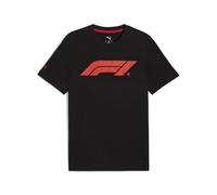 PUMA F1 Ess Logo Tee 180g, Magliette Uomo, PUMA Black,