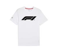T-shirt Puma F1 Essentials Logo manica corta bianco rosso - L