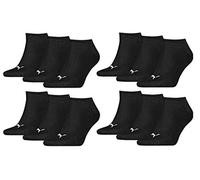 Puma - Fantasmini unisex, 12 pz., calzini sportivi, colore nero Nero 43-46
