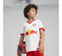 PUMA FC Rosso Bull Salzburg 24/25 Home Jersey Youth, Abbigliamento, Bianco/Rosso, 13-14Y 13-14Y