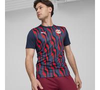 PUMA FC Rosso Bull Salzburg Pre-match Short Sleeve Jersey Men, Abbigliamento, Club Navy/Rosso, XL XL