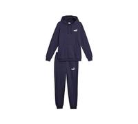 PUMA Feel Good Hooded Sweat Suit FL Cl, Tuta Sportiva Uomo, Blu Navy, L