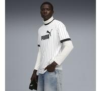 PUMA Felpa a righe Essentials da uomo,, Bianco, XL XL