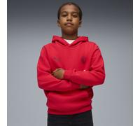PUMA Felpa con cappuccio AC Milan FtblEssentials per ragazzi, Abbigliamento, Rosso/Nero, 11-12Y 11-12Y