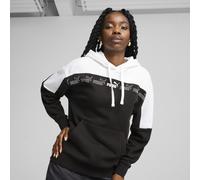 PUMA Felpa con cappuccio Around the Block da donna, Abbigliamento, Nero, L L