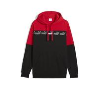 PUMA Felpa con cappuccio Around the Block da uomo, Abbigliamento, Rosso, XL XL
