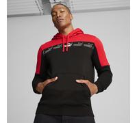 PUMA Felpa con cappuccio Around the Block da uomo, Abbigliamento, Rosso, S S