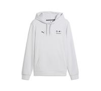 PUMA Felpa con Cappuccio BMW M Motorsport Essentials da Uomo M, Silver Mist Gray