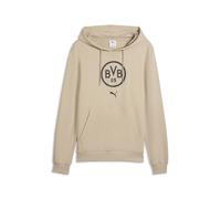 Puma Felpa con cappuccio BVB FtblCulture Borussia Dortmund Beige XL da uomo