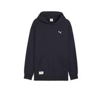 PUMA Felpa con Cappuccio Class dal Taglio Morbido da Uomo L, New Navy Blue