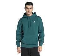 PUMA Felpa con Cappuccio Classics da Uomo M Cold Green