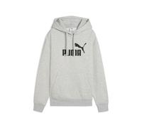 PUMA Felpa con cappuccio con logo Essentials No. 1 da donna, Abbigliamento, Light Grigio Heather, S S