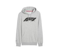 PUMA Felpa con Cappuccio con Logo Motorsport F1 Ess da Uomo S Light Gray Heather