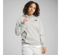 PUMA Felpa con cappuccio con logo piccolo Essentials No. 1 da donna, Abbigliamento, Light Grigio Heather, M M