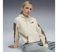 PUMA Felpa con cappuccio con stampa animalier Essentials da donna, Abbigliamento, Alpine Snow, M M