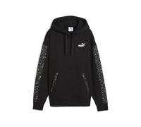 PUMA Felpa con Cappuccio con Stampa Animalier Essentials da Donna M, Black